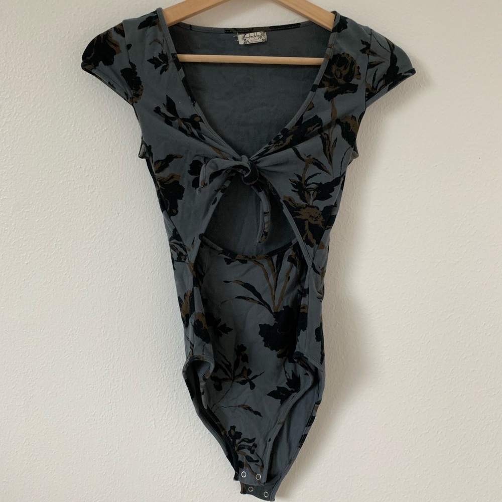 FREE PEOPLE cutout bodysuit
